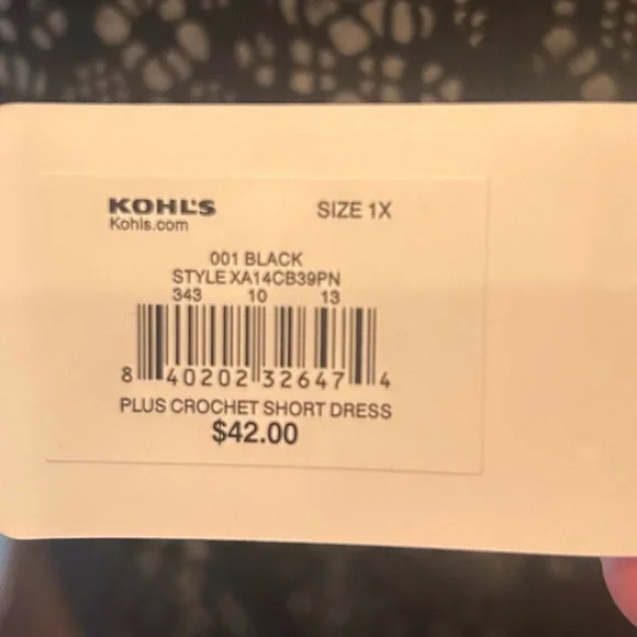 Black Coverup NWT - Picture 3 of 4